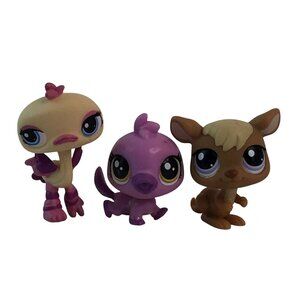 Littlest Pet Shop LPS 86 Plummy Anatin Platypus 1416 Ostrich 983 Kangaroo Figure
